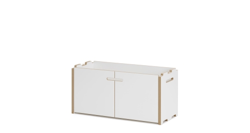 Artikelbild des Artikels “Tojo-hochstapler weiß / Tojo-hochstapler Anbaumodul mit Türen weiß“